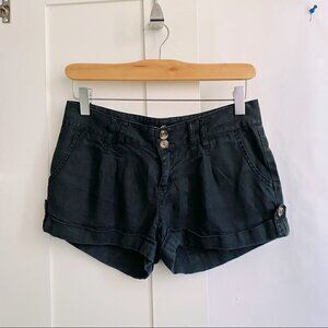 GUESS black Zip fly Shorts